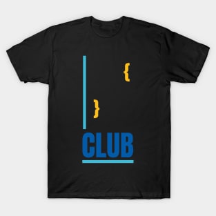 Curly Brackets Club T-Shirt